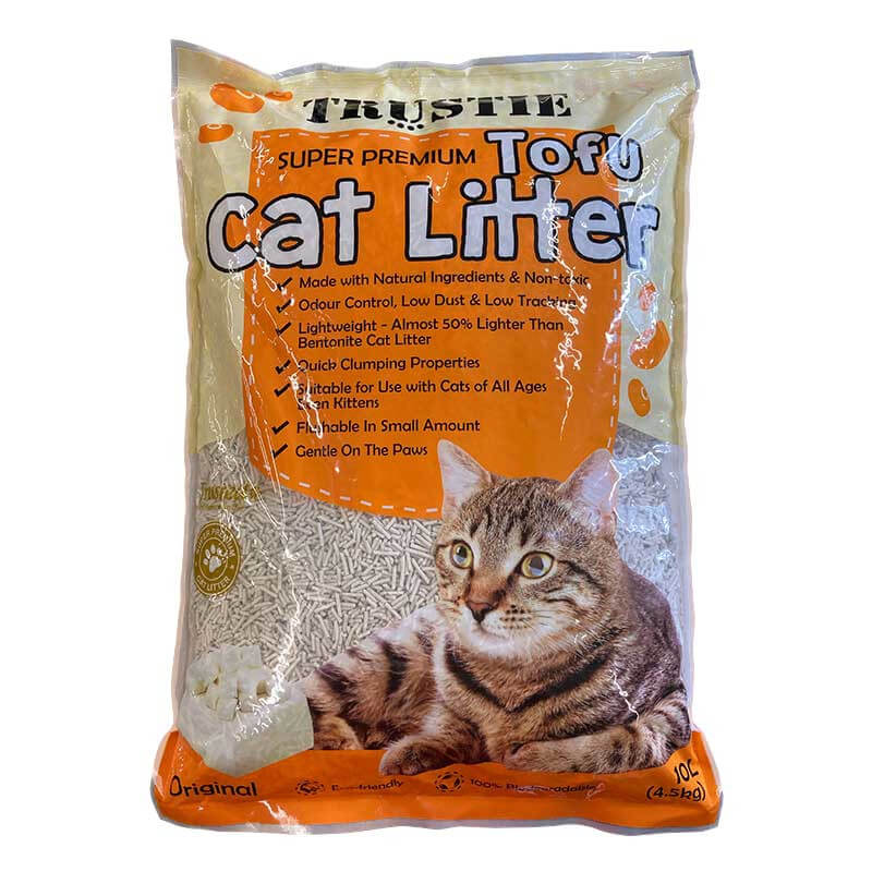TRUSTIE SUPER PREMIUM CAT LITTER - TOFU 10L (4.5kg)