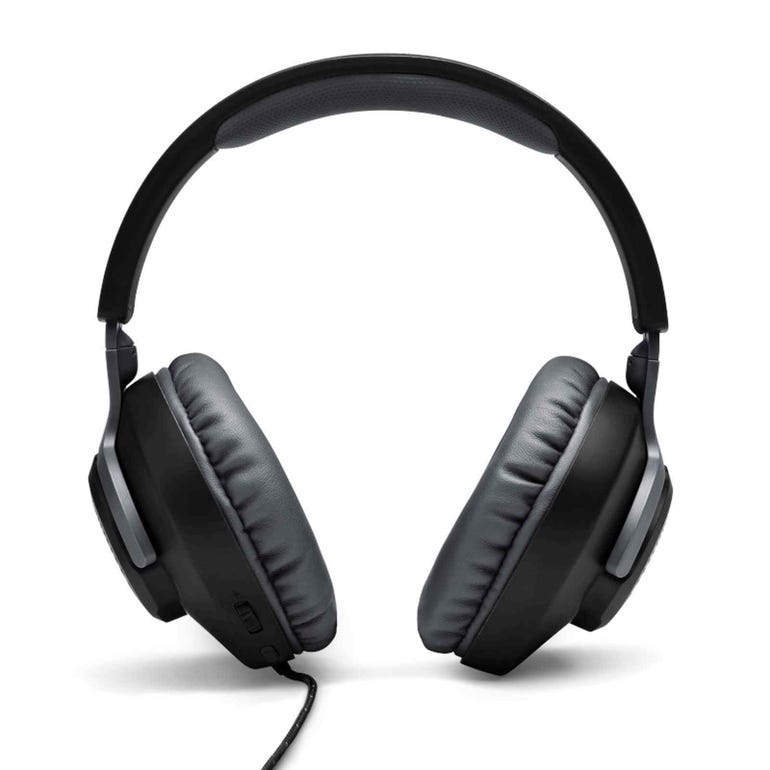 JBL Quantum 100 Over-Ear Gaming Headset /Wired with Flip-up Mic (Black/Blue/White) /Gadgets & IT