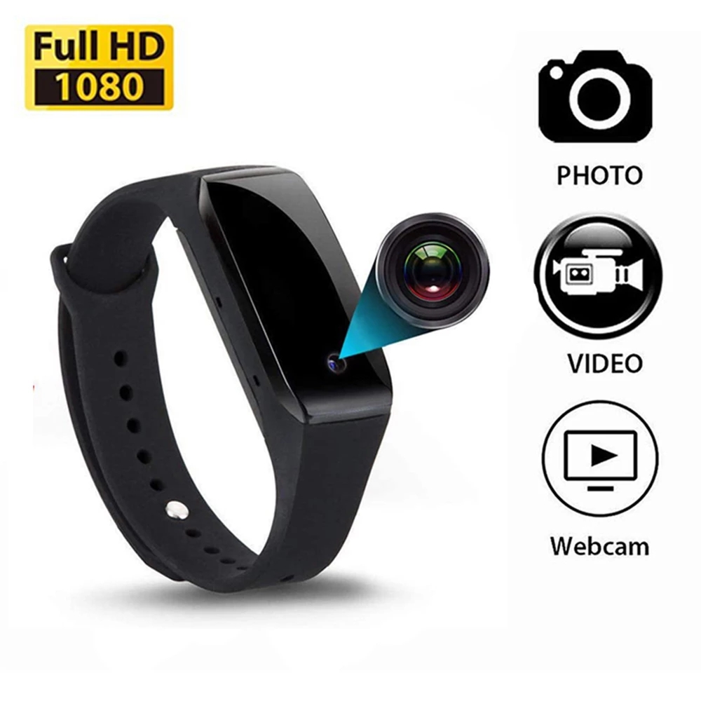 3Tech mall Full HD 1080P K18 S-py Camera Watch Video Camera Wrist Watch Wearable DVR Recorder