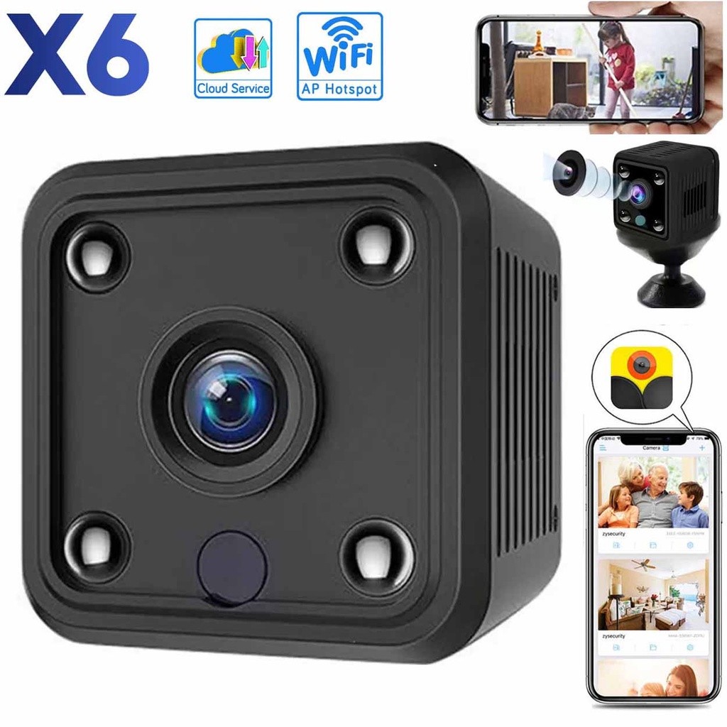 【Good quality】Mini camera Wifi 1080P HD  Mini Hidden Camera 1080HD Wireless Wifi CCTV Infrared Night Vision Camera Spy Camera Connect To Phone Security Camera