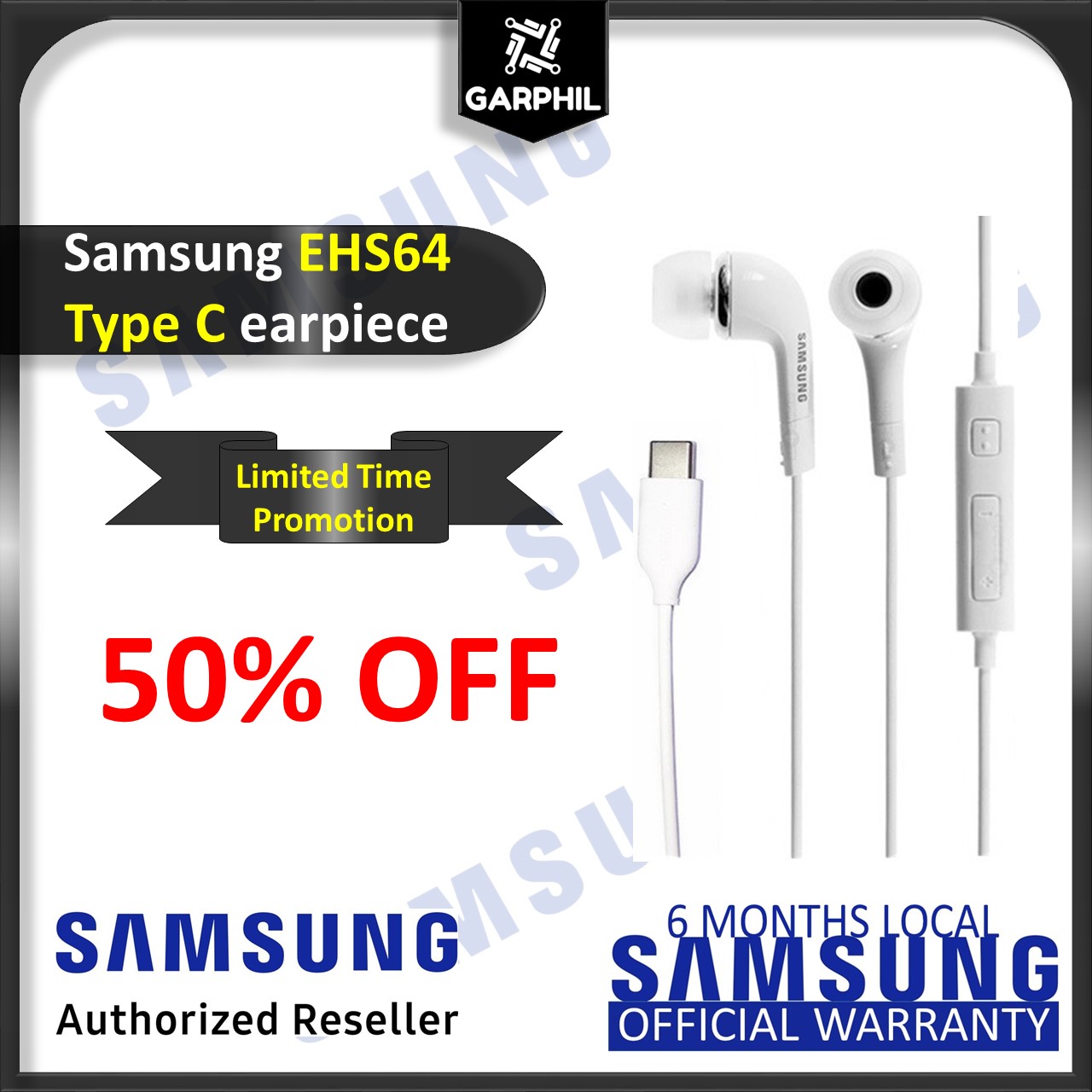 Samsung Original Type C earpiece EHS64