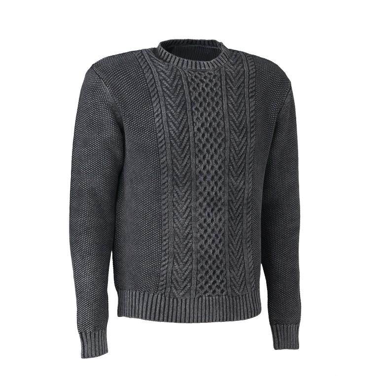 Universal Traveller Men Chunky Cable Knitted Sweater - KS8076