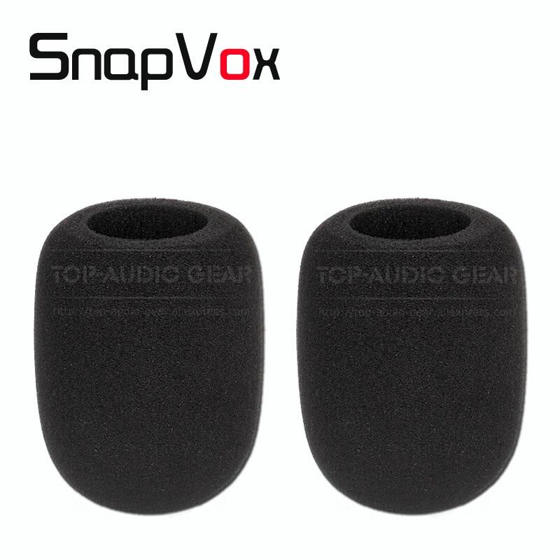 2PCS / LOT Windscreen Recording Microphone Windshield Sponge Computer Mic Ball Type Cover Foam Pop Filter For Razer Seiren X USB