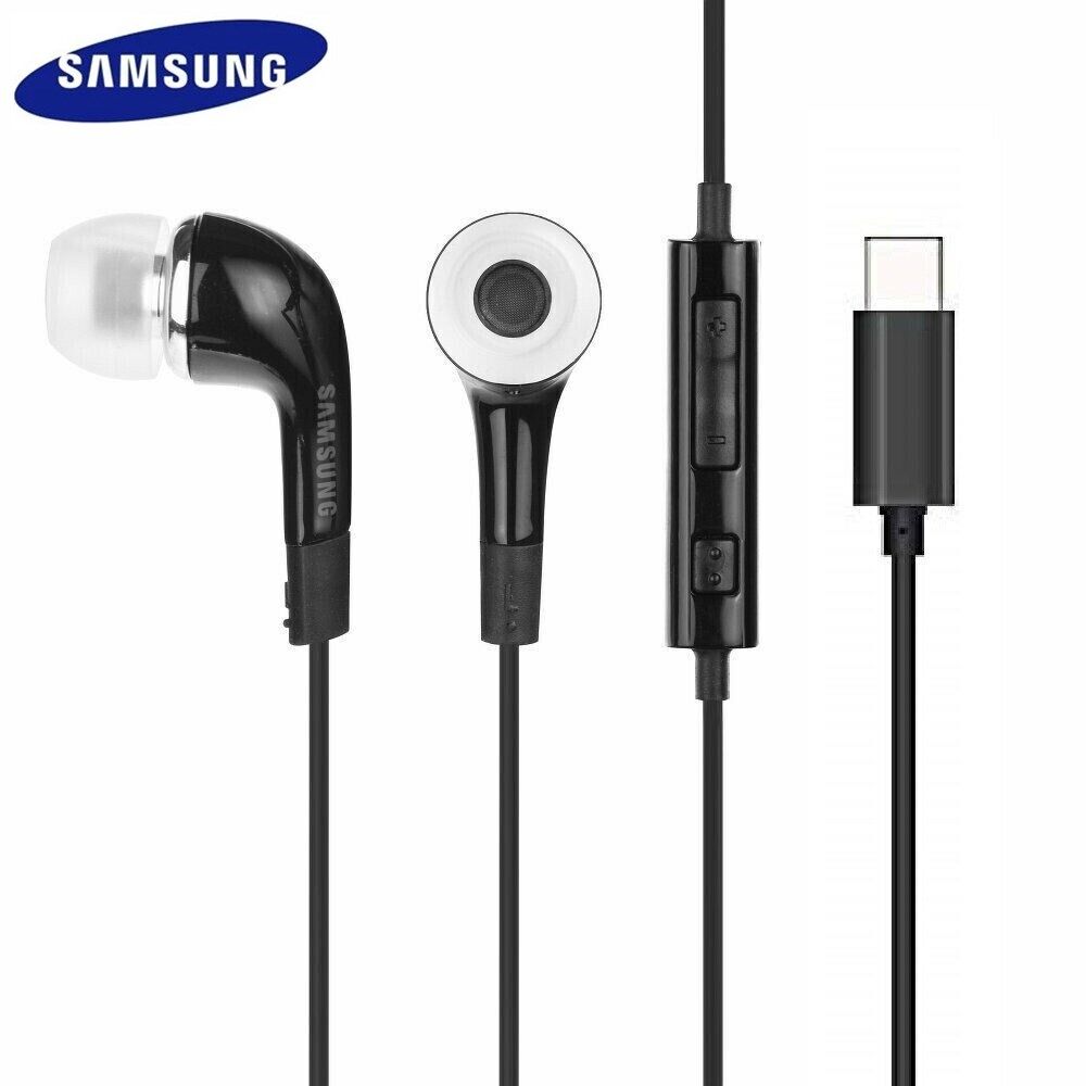 Samsung Note 10 20 Type C Earphones In-ear Wired Mic Volume Control USB-C Headset For Galaxy S20 Plus S20 Note 20 Ultra A8S A80