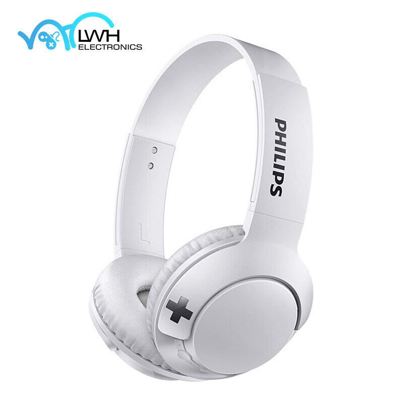 Philips BASS+ SHB3075 Wireless Headphones - Up to 12 Hours of Playtime Headphone