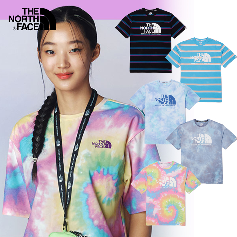 【The North Face】 Korea Basic T-shirt MULTI COLOR S/S R/TEE NT7UN12