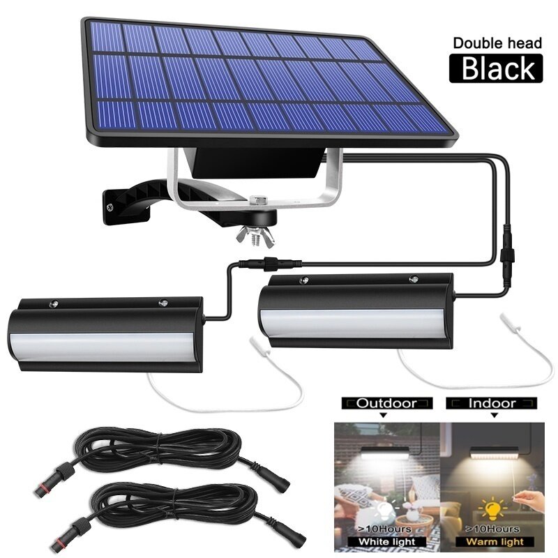 Upgraded Solar Pendant Lights Outdoor Indoor Auto On Off Solar Lamp for Barn Room Balcony Chicken With Pull Switch And 3m Line