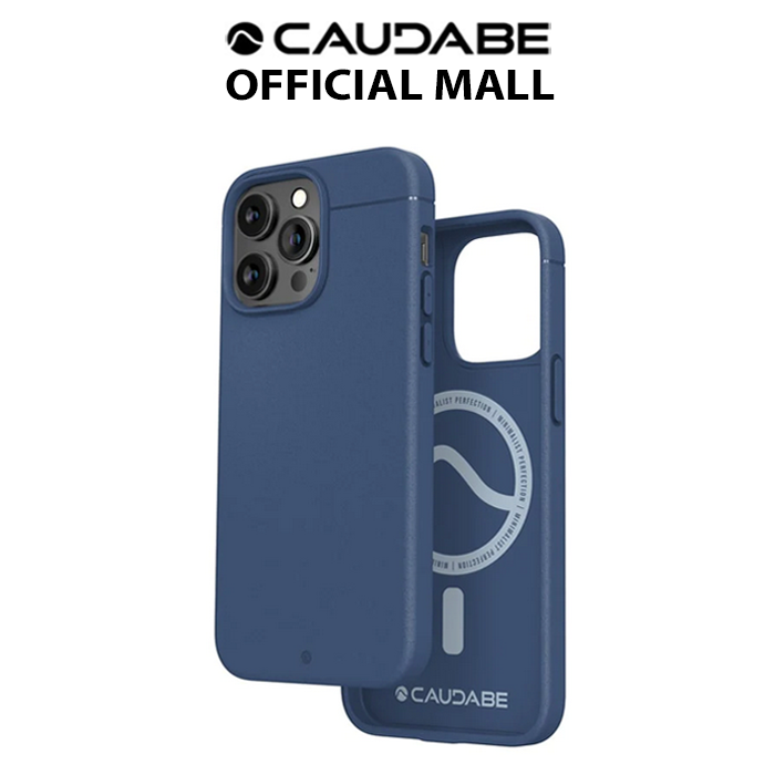 Caudabe Sheath with Magsafe (Steel Blue) Phone Case for iPhone 14 Pro Max / iPhone 14 Pro / iPhone 14 Plus / iPhone 14