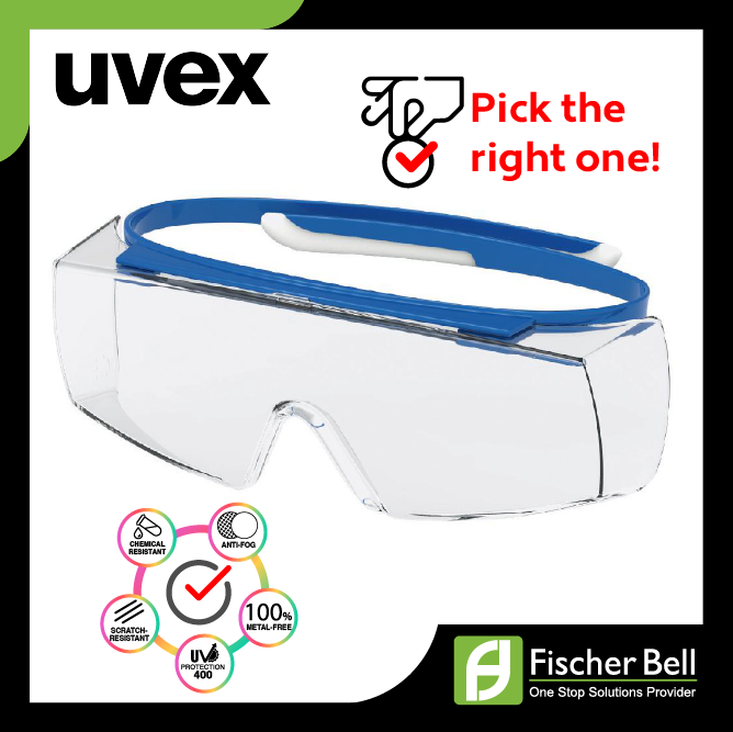 uvex super OTG spectacles