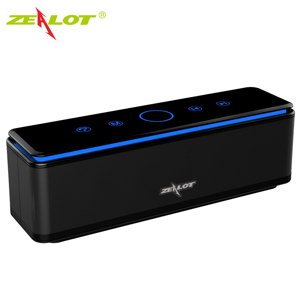 Zealot S7 Portable Bluetooth 5.0 Speaker，36W Powerful Hifi Wireless Speakers for All Cellphone,Support TF Card
