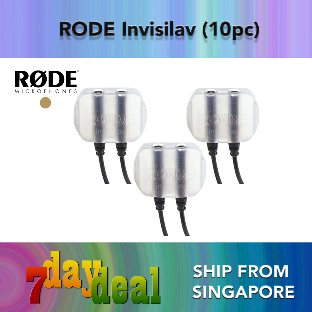 Rode InvisiLav 10 Pack (For Lavalier and SmartLav+ Microphone)