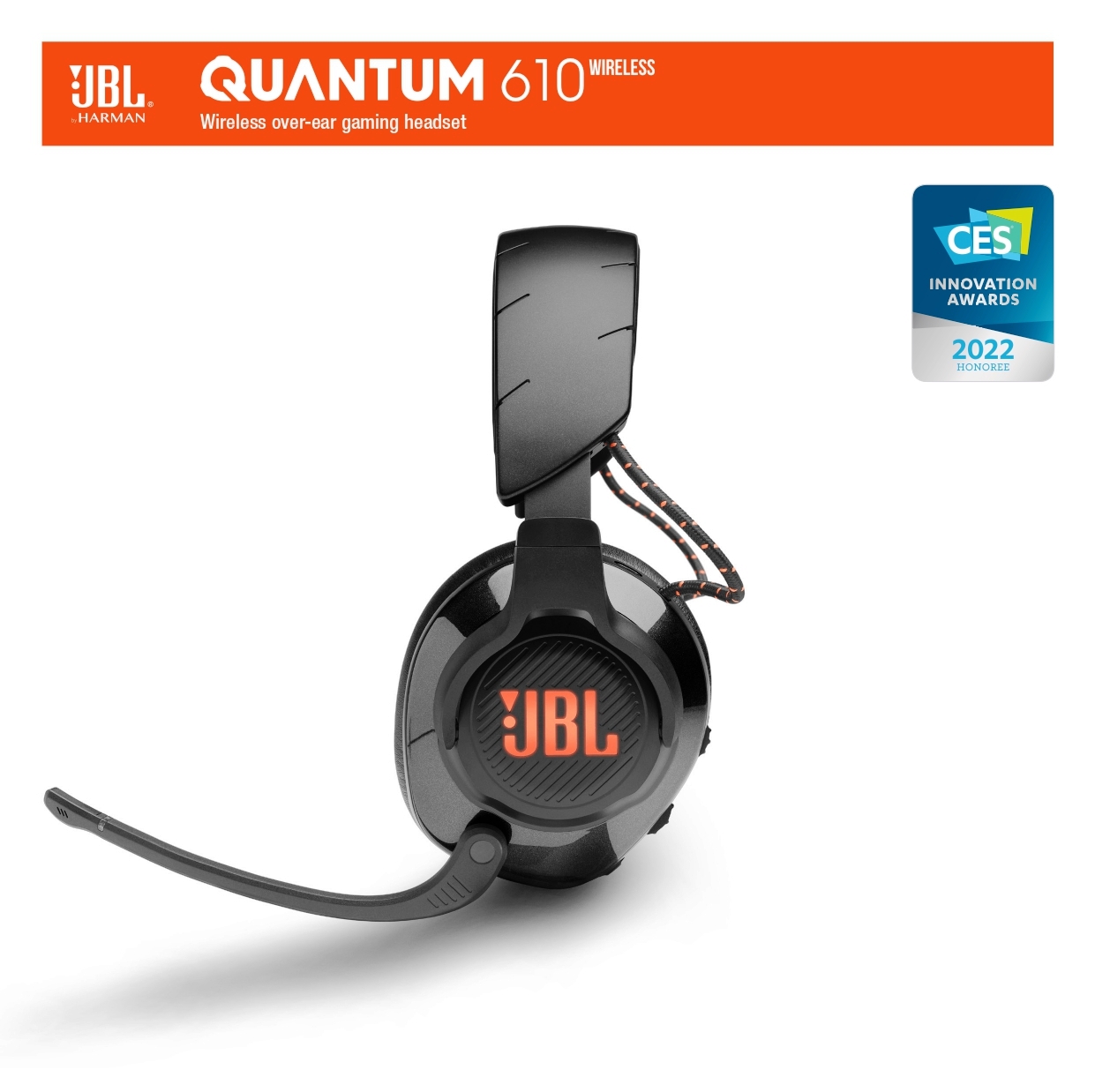 JBL Quantum 610 Wireless Headphone Black