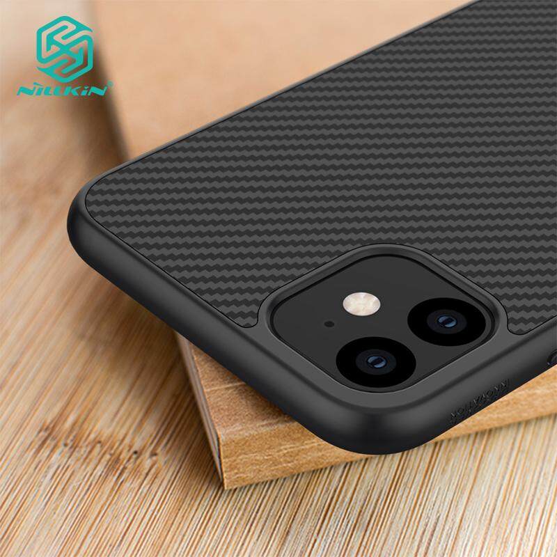 Nillkin for iPhone 11 Hard Case, Synthetic fiber + PP Plastic Hard Cases Carbon Cover for iPhone 11 (6.1 inch)