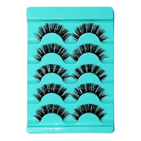 Striped Eyelashes Fluffy False Eyelashes 3D False Eyelashes Curl False Eyelashes Makeup Tool