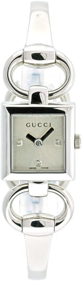 Gucci Women's YA120504 Tornabuoni Collection Diamond Stainless Steel Watch