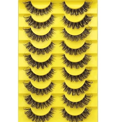 Ultra Fluffy Wispy Artificial Mink Eyelashes Effect Dramatic Lashes Eyelash Extension Makeup